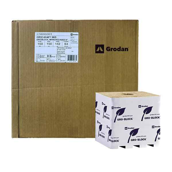 Grodan® Gro-Block® Improved Hugo with Hole, 6