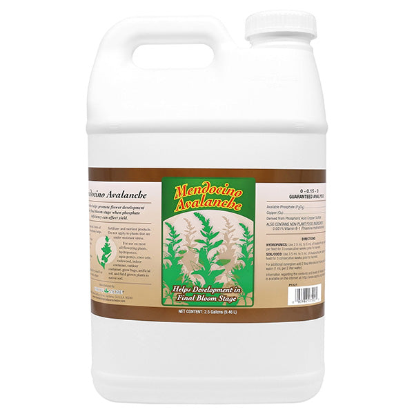 Grow More® Mendocino, Avalanche, Flower Hardener (2.5 Gallon)