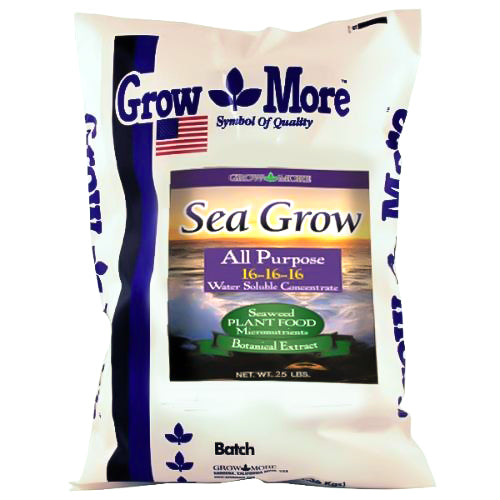 Grow More® Mendocino, Sea Grow, All Purpose 16-16-16 Soluble Fertilizer (25 lbs.)