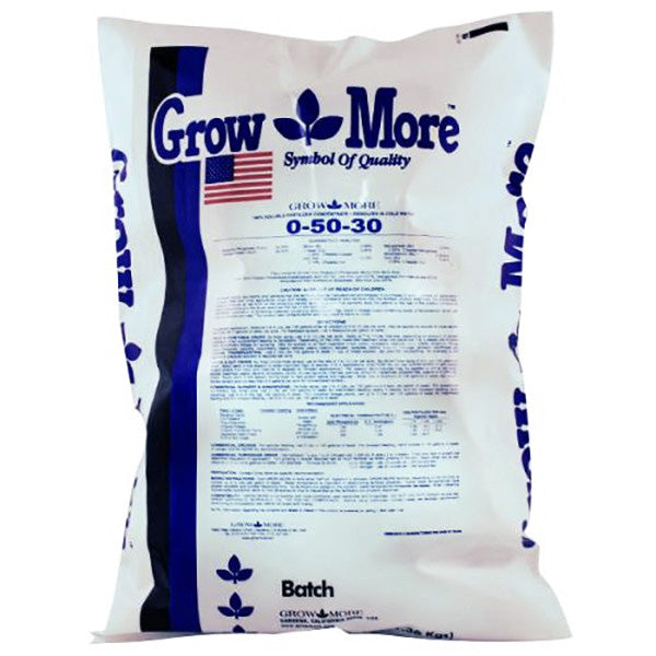 Grow More® 0-50-30, Flower Hardener, Water Soluble Fertilizer (25 lbs.)