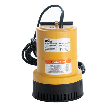 Grow1® Nommi Utility & Sump Pump (1585 GPH)