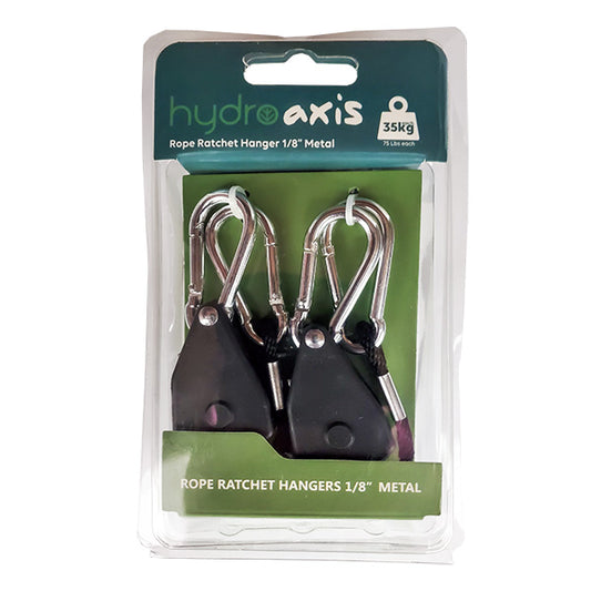 Hydro Axis® Rope Ratchet Hangers, 1/8" Metal