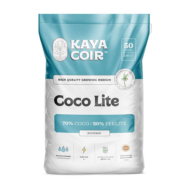 Kaya Coir™ Coco Lite, Buffered, 70/30, Coco & Perlite Mix, 50L (1.8 cu.ft.)