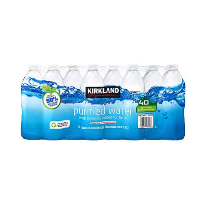 Kirkland Signature™ Bottled Water 16.9 fl oz, 40 ct./case (48 Cases/Pallet)