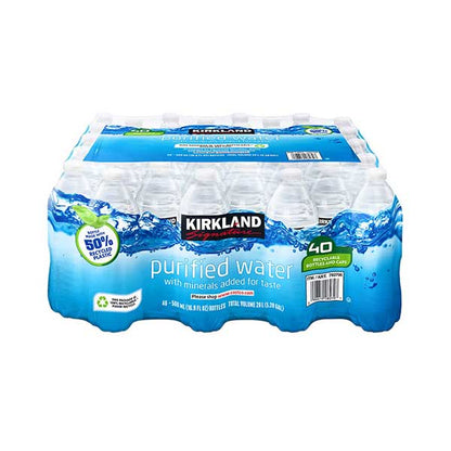 Kirkland Signature™ Bottled Water 16.9 fl. oz. (1 Case, 40 Bottles)