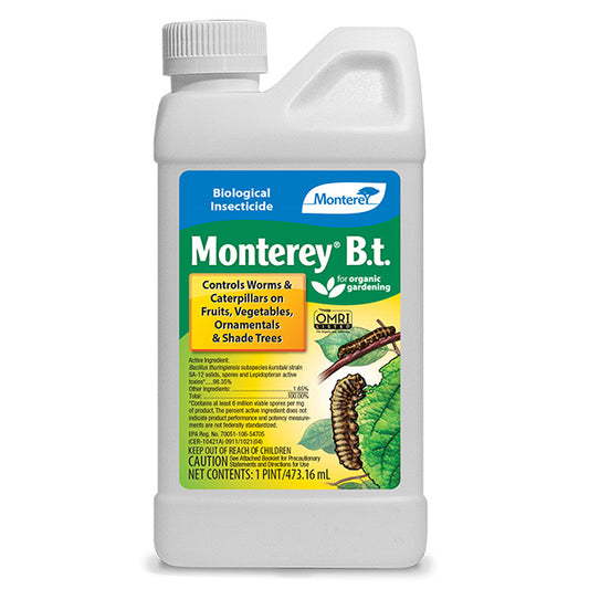Monterey® B.t. Biological Insecticide, Liquid Concentrate (1 Pint)