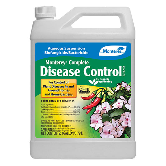 Monterey® Complete Disease Control Brand, Biofungicide/Bactericide, Concentrate (1 Gallon)