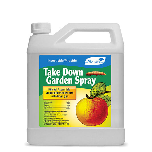 Monterey® Take Down Garden Spray, Insecticide/Miticide, Concentrate (1 Gallon)