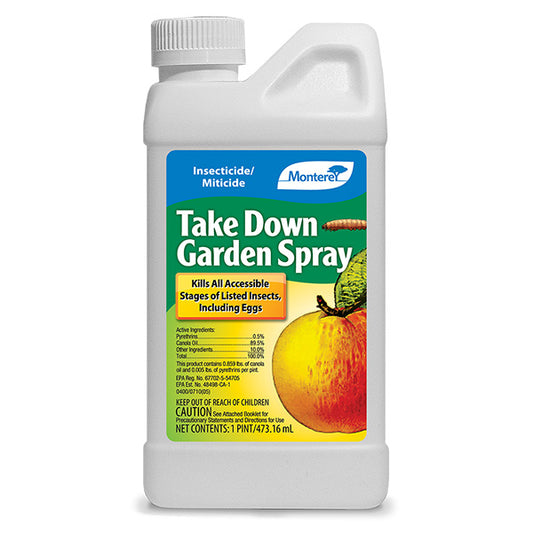 Monterey® Take Down Garden Spray, Insecticide/Miticide, Concentrate (1 Pint)