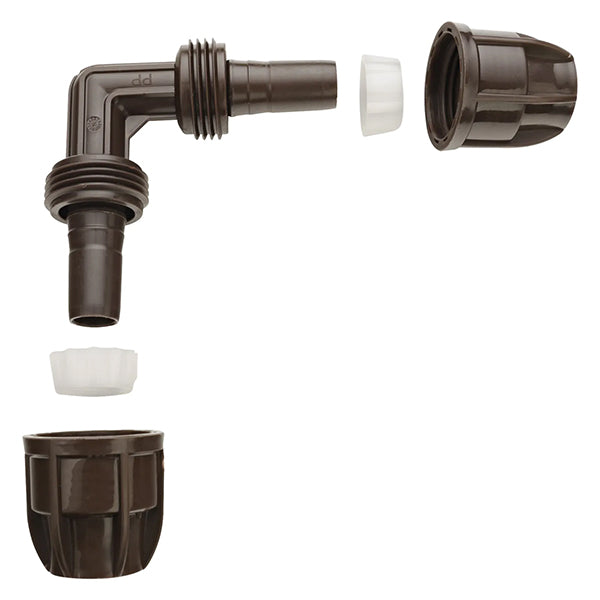 Netafim® TechLock 17mm 90-Degree Elbow