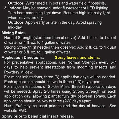 Flying Skull® Plant Products, Nuke Em® Insecticide (8 oz.)