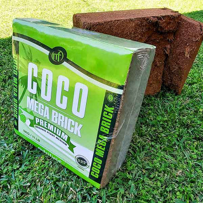 Nutrifield® Coco Coir Mega Brick, Premium Organic Plant Medium (5kg/11lbs.)