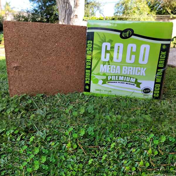 Nutrifield® Coco Coir Mega Brick, Premium Organic Plant Medium (5kg/11lbs.)