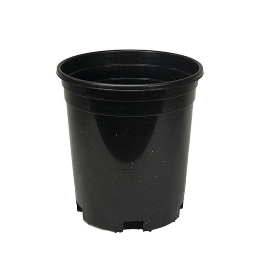 XY Inc. 6" Round Black Plastic Nursery Pot (1 Gallon)