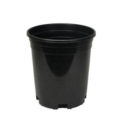 XY Inc. 6" Round Black Plastic Nursery Pot (1 Gallon)