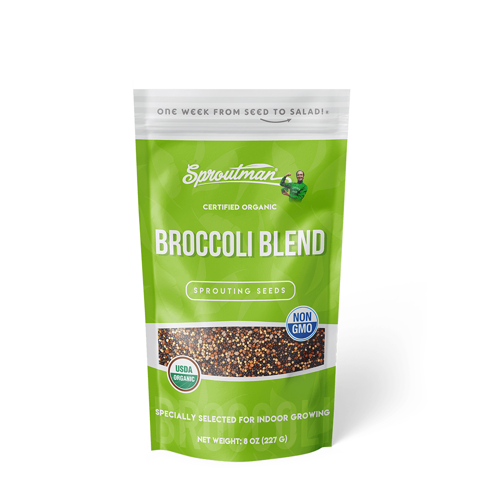 Organic Broccoli Blend Sprouting Seed