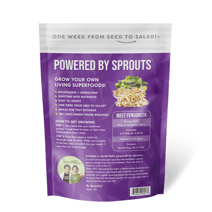 Organic Fenugreek Sprouting Seed