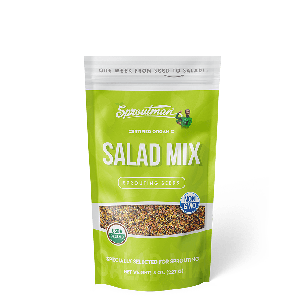 Organic Salad Mix Sprouting Seed