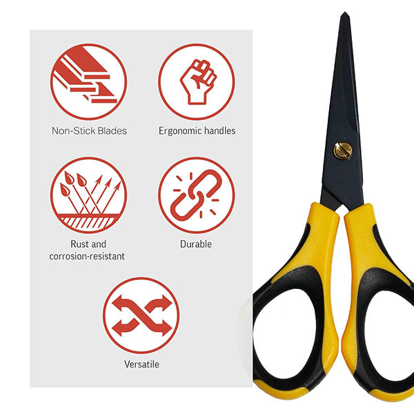 Piranha Pruner® Bonsai Scissors, Fluorine Coated, Stainless Steel, Straight Blade