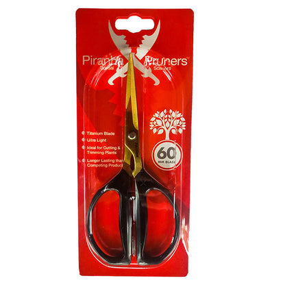 Piranha Pruner Bonsai Shear Scissors 60mm Titanium Blade