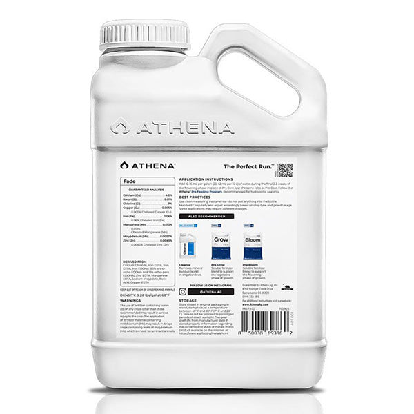 Athena® Pro Fade, Nitrogen Free Finishing Flush (1 Gallon)