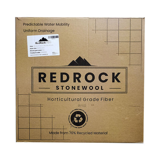 RedRock Stonewool 4" Stone Wool Grow Blocks Pro - Case