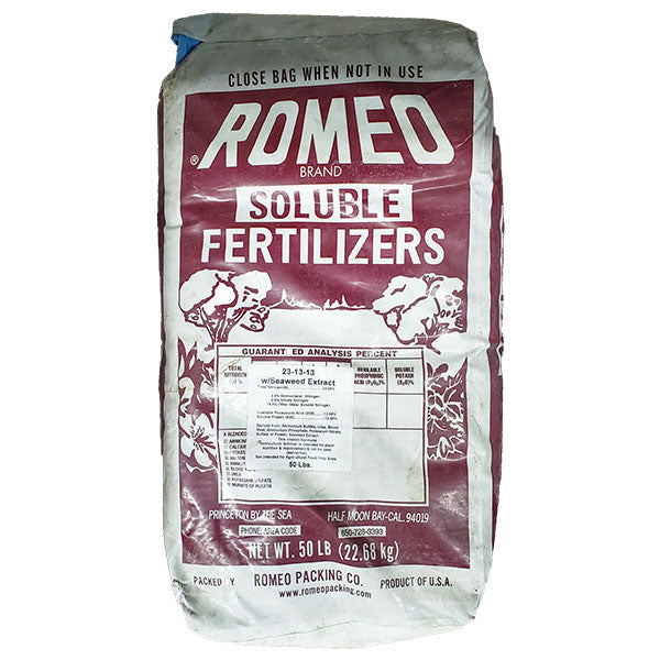 Romeo® Brand Soluble Fertilizers, 23-13-13 with Seaweed Extract (50 lbs.)