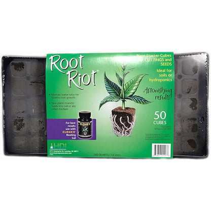 Root Riot Trays Root Riot® 50 Cube Tray, Plant Starter Cubes – Perris Hydroponics