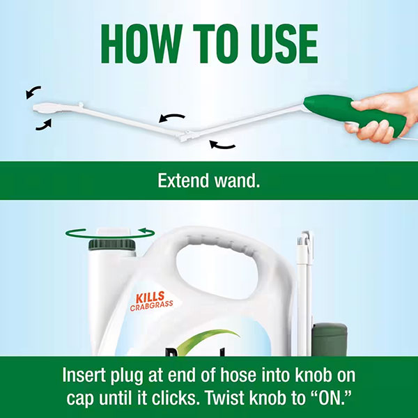 Roundup® For Lawns₁ Ready-To-Use with Extend Wand