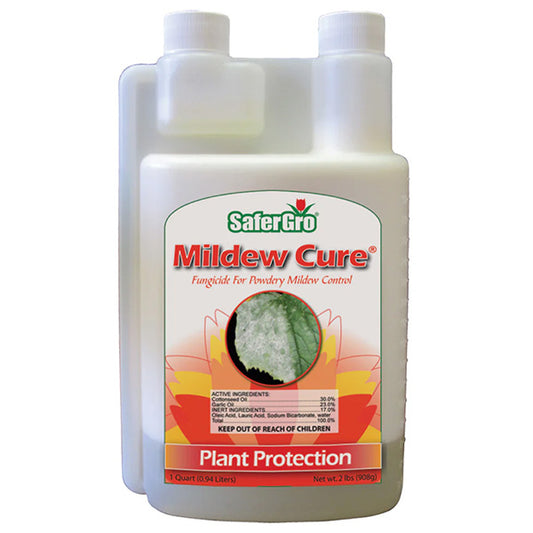 SaferGro® Mildew Cure®, Natural Botanical Fungicide (1 Quart)