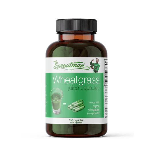 Sproutman's Wheatgrass Juice Capsules