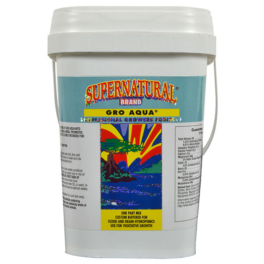 Supernatural Brand® Gro Aqua® 11-6-16, Powdered Nutrient (2.26 kg)