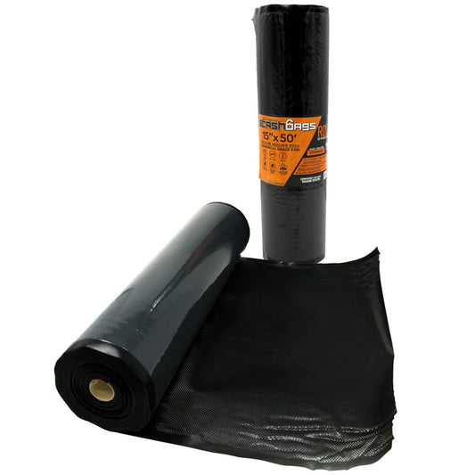 Symbys Stash Vacuum Bags 15 in x 50ft - Black & Clear
