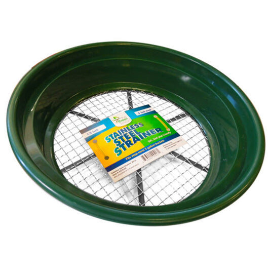 The Green Scissor Stainless Steel Strainer (1/2" Mesh Screen)