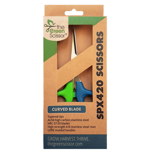 The Green Scissor® SPX420 Scissors, Curved Blades