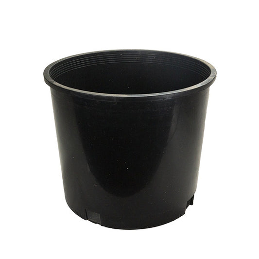 XY Inc. 9" Round Black Plastic Nursery Pot (3 Gallon)