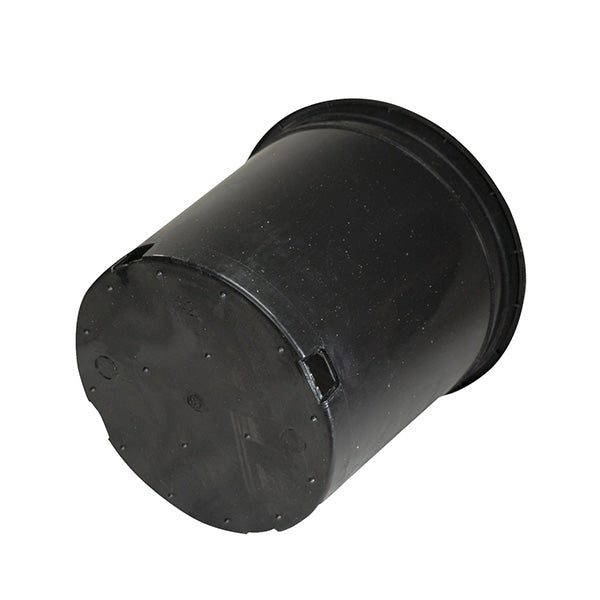XY Inc. 8" Round Black Plastic Nursery Pot (2 Gallon)