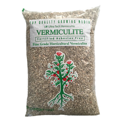 Ultra Tech Vermiculite - Fine Grade Horticulture Vermiculite - Certified Asbestos Free