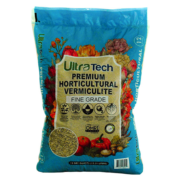 Ultra Tech Fine Grade Horticultural Vermiculite (12 Qt. Bag)