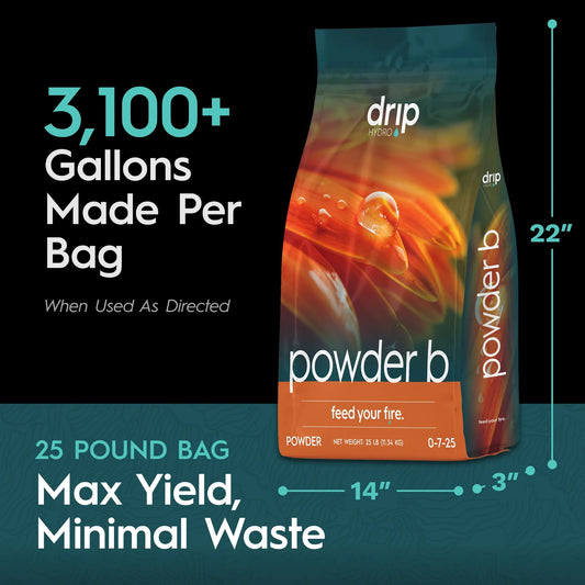 Drip Hydro Powder B - 25lbs