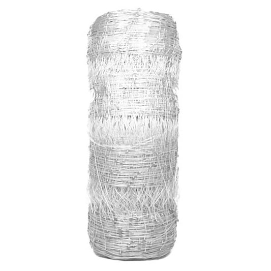 VineLine® White Plastic Garden Trellis Netting Roll with 6" Squares (5' x 100')