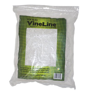 VineLine Plastic Garden Netting 5' x 15' (WHITE)