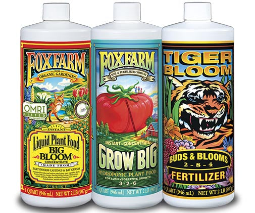 FoxFarm® Hydro Liquid Trio Pack (3-Pack Liquid Fertilizer Combo)