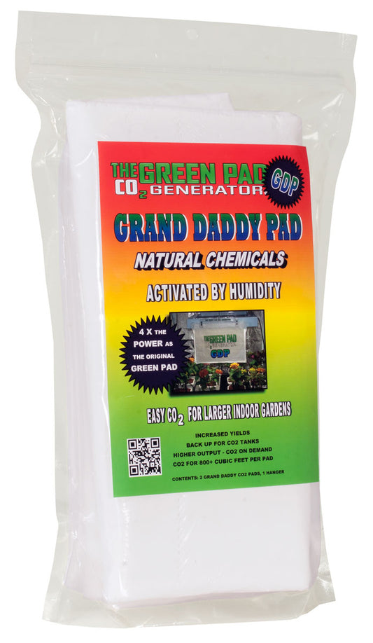 The Green Pad Grand Daddy Pad CO2 Generator, pack of 2 pads w/1 hanger