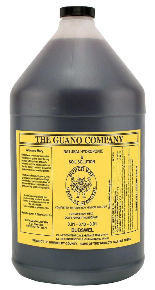 Budswel Liquid Gallon (CA Label)