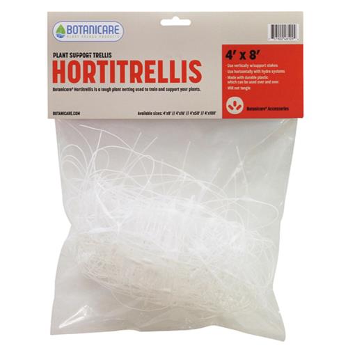 Botanicare® Hortitrellis, Plastic Trellis Netting, No-Tangle Plant Support (4' x 8')