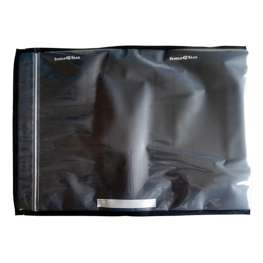 Shield N Seal® SNS 3500 15" x 20" 50ct Zipper Bags (Clear/Black)
