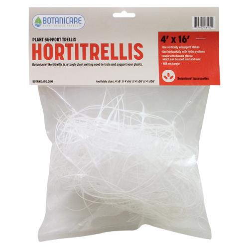 Botanicare® Hortitrellis, Plastic Trellis Netting, No-Tangle Plant Support (4' x 16')