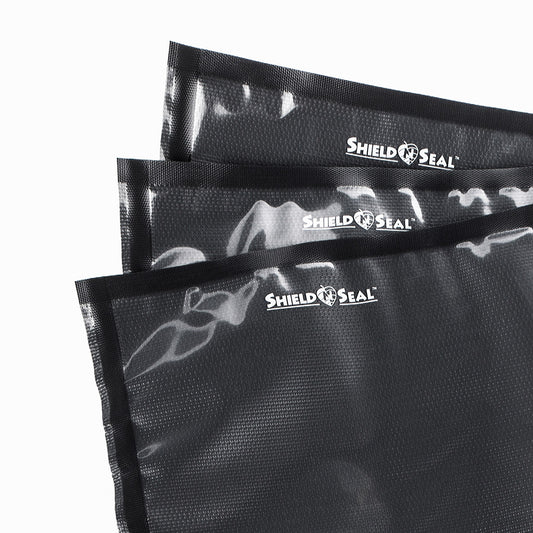 Shield N Seal® SNS 500 15" x 20" 50ct Vacuum Sealer Bags (Clear/Black)